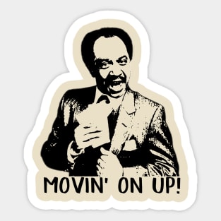 Movin' On Up! - Vintage Sticker